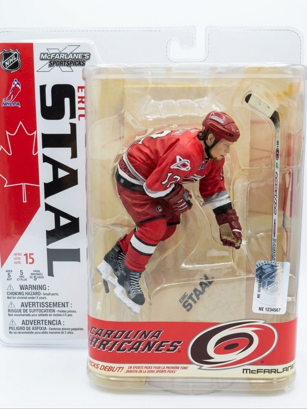 Carolina Hurricanes - Eric Staal McFarlane NHL Series 15 NWT